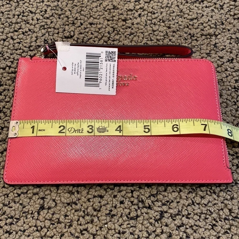 NWT Kate Spade Tropical Pink Staci Wristlet